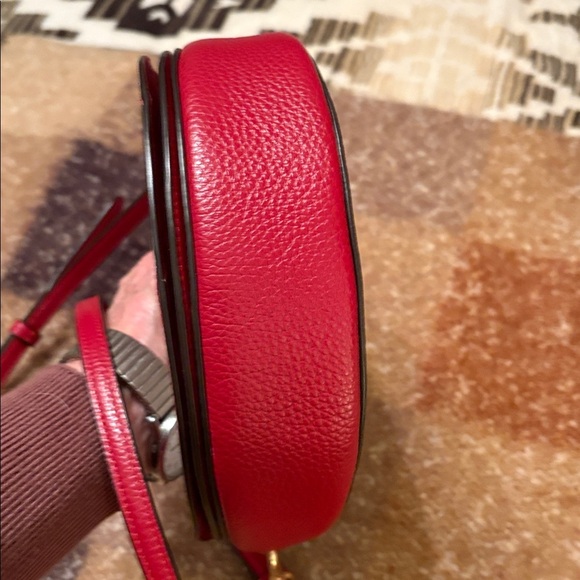 Coach Ellen Red and Cream Crossbody Bag NWOT - Picture 5 of 11